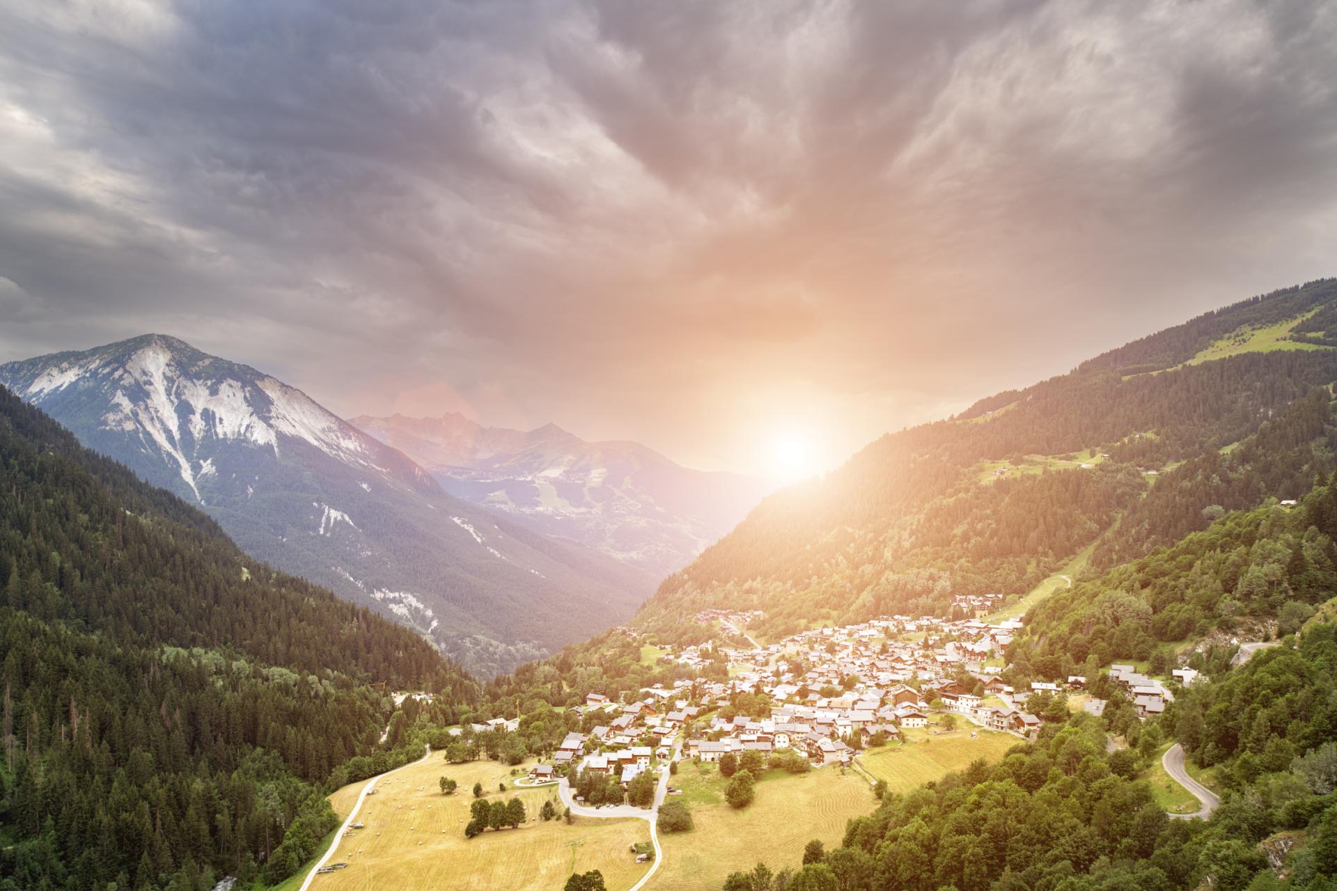 Champagny village