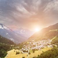 Champagny village